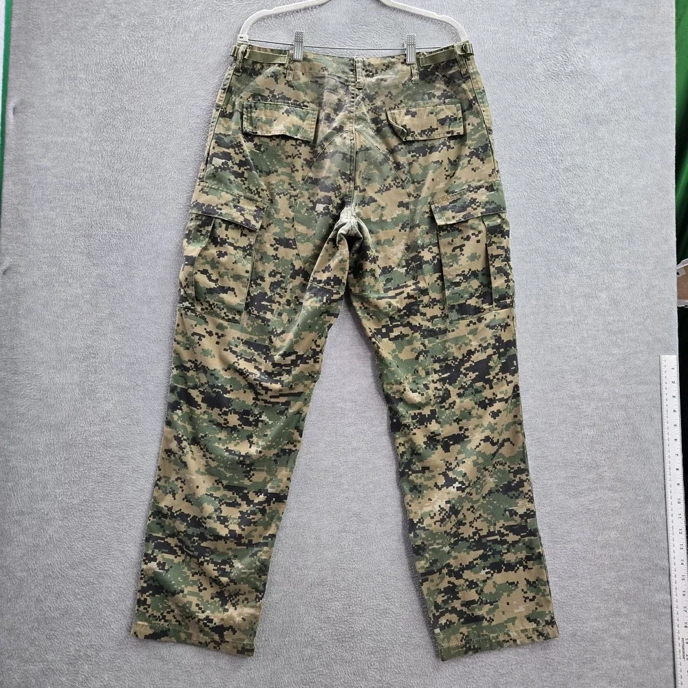 Fox Outdoor Products Men Pants M Green Cargo Pockets Camouflage‎ Straight USA
